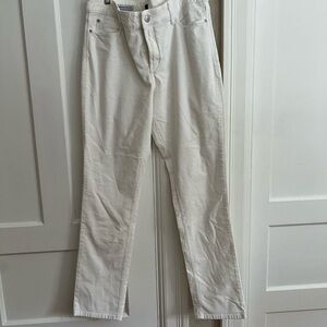 NYDJ Women's off white corduroys